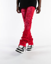 Load image into Gallery viewer, Pheelings Inspired By FLARE STACK DENIM (RED)