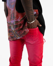 Load image into Gallery viewer, Pheelings Inspired By FLARE STACK DENIM (RED)