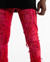 Load image into Gallery viewer, Pheelings Inspired By FLARE STACK DENIM (RED)