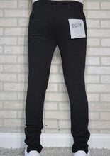 Load image into Gallery viewer, DZTR SUPER STRETCH DENIM Jet Black with Rips