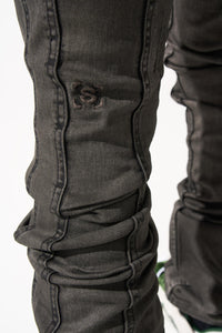 SERENEDE RAIN Stacked Jeans (GREY)