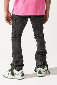 SERENEDE RAIN Stacked Jeans (GREY)