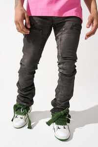 SERENEDE RAIN Stacked Jeans (GREY)