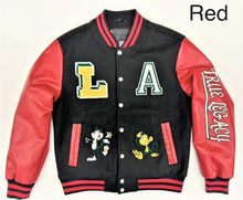 Load image into Gallery viewer, Robert Phillipe Mens Varsity Jacket (Red)