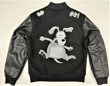 Load image into Gallery viewer, Robert Phillipe Mens Varsity Jacket (Black)