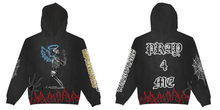 Load image into Gallery viewer, AUTHENTICS PRAYING SKELETON HOODIE (VINT BLACK)