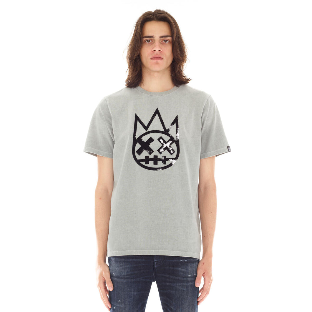 CULT OF INDIVIDUALITY SHIMUCHAN LOGO SHORT SLEEVE CREW NECK TEE (VINTAGE GREY)