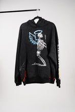 Load image into Gallery viewer, AUTHENTICS PRAYING SKELETON HOODIE (VINT BLACK)