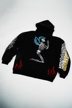 Load image into Gallery viewer, AUTHENTICS PRAYING SKELETON HOODIE (VINT BLACK)