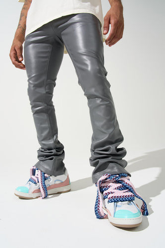 SERENEDE Steel Stacked Jeans (GREY)