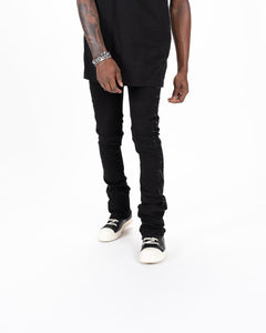 Pheelings RISING ABOVE FLARE STACK DENIM (JET BLACK)