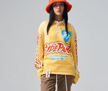 Load image into Gallery viewer, Hyde Park Dripping in Japan Long Sleeve Polo (Gold)