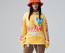 Load image into Gallery viewer, Hyde Park Dripping in Japan Long Sleeve Polo (Gold)