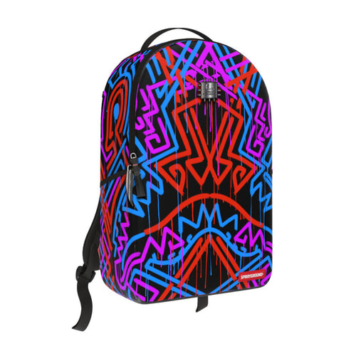 Sprayground Ai TRIBAL PATTERN DLXSV BACKPACK