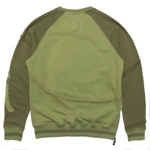 FROST ORIGINAL BLOW TAPESTRY CREWNECK (OLIVE)