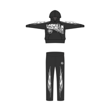 Load image into Gallery viewer, LOST HILLS HOODY JOGGER SET (BLACK)