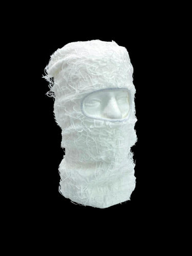 Access FUZZY BALACLAVA FACE MASK (White)