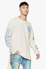 Load image into Gallery viewer, 6th NBRHD 6TH RECORDS LONG SLEEVE TEE (CREAM)