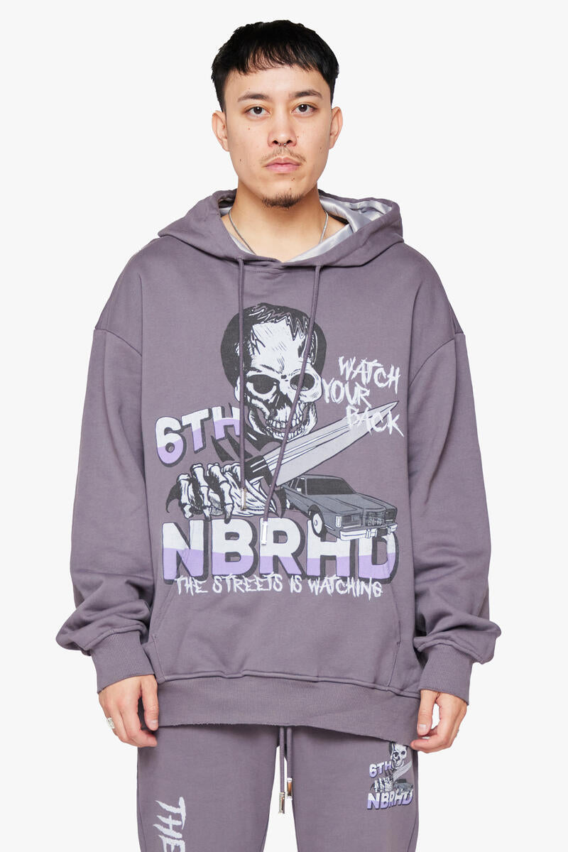 6th NBRHD APOCOLYPSE HOODIE AND STACKED PANTS (GREY)