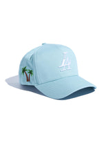 Load image into Gallery viewer, Reference PARADISE LA TRUCKER Hat (BABY BLUE)