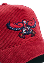 Load image into Gallery viewer, Reference BRAVEHAWKS CORDUROY Hat (BURGUNDY)