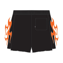 Load image into Gallery viewer, MEMORY LANE Outlaw Flame Fleece Short (Black)