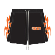 Load image into Gallery viewer, MEMORY LANE Outlaw Flame Fleece Short (Black)