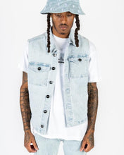 Load image into Gallery viewer, PHEELINGS SOUL STAMPED CARGO VEST (LIGHT BLUE)