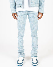 Load image into Gallery viewer, PHEELINGS ON MY MIND FLARE STACK DENIM (LIGHT BLUE)