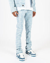 Load image into Gallery viewer, PHEELINGS ON MY MIND FLARE STACK DENIM (LIGHT BLUE)