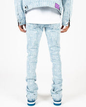 Load image into Gallery viewer, PHEELINGS ON MY MIND FLARE STACK DENIM (LIGHT BLUE)