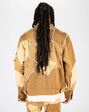 Load image into Gallery viewer, PHEELINGS LEFT IN THE PAST DENIM JACKET (LIGHT/DARK KHAKI)