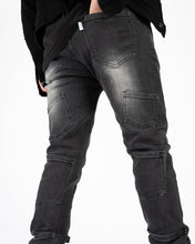 Load image into Gallery viewer, PHEELINGS EMOTIONALLY NUMB FLARE STACK DENIM (BLACK)