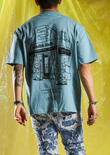 Load image into Gallery viewer, EMBELLISH STUDIO TEE (TEAL)