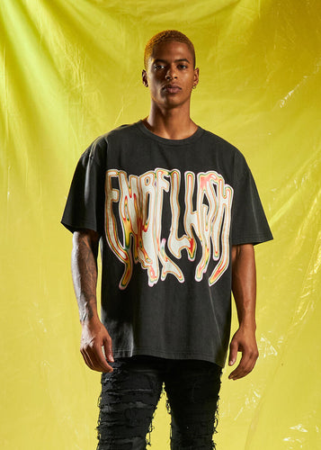 EMBELLISH LOUD TEE (VINTAGE BLACK)