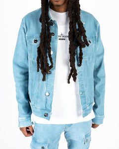 PHEELINGS PASSIONATE PURSUIT DENIM JACKET (MAYA BLUE)