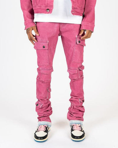 PHEELINGS MY PLEASURE FLARE STACK DENIM (ROUGE)