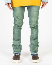 Load image into Gallery viewer, PHEELINGS UNLEASHED PHEELINGS FLARE STACK DENIM (GREEN/BLUE)