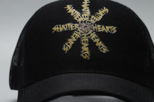 Load image into Gallery viewer, Shattered Hearts SHATTERED HAT BLACK