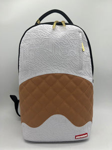 Sprayground PARIS EMBOSSED COGNAC DLXSV BACKPACK