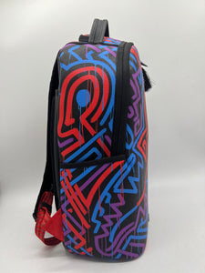 Sprayground Ai TRIBAL PATTERN DLXSV BACKPACK