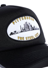 Load image into Gallery viewer, Reference SKYLINE PITTSBURGH Hat (BLACK)
