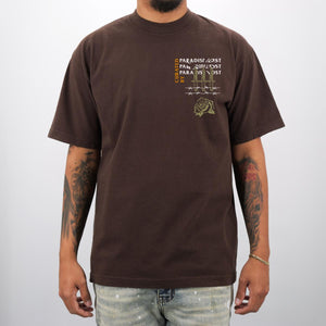 PARADISE WHIRLWIND TEE (MOCHA)