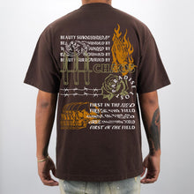 Load image into Gallery viewer, PARADISE WHIRLWIND TEE (MOCHA)