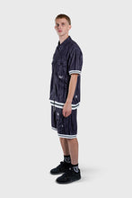 Load image into Gallery viewer, THC Racket Club Terry Cloth Cabana Shirt &amp; Short (Black)