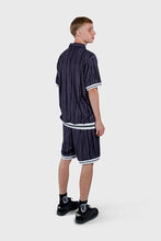 Load image into Gallery viewer, THC Racket Club Terry Cloth Cabana Shirt &amp; Short (Black)