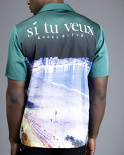 Load image into Gallery viewer, Si Tu Veux RIVIERA T-SHIRT (HUNTER GREEN)