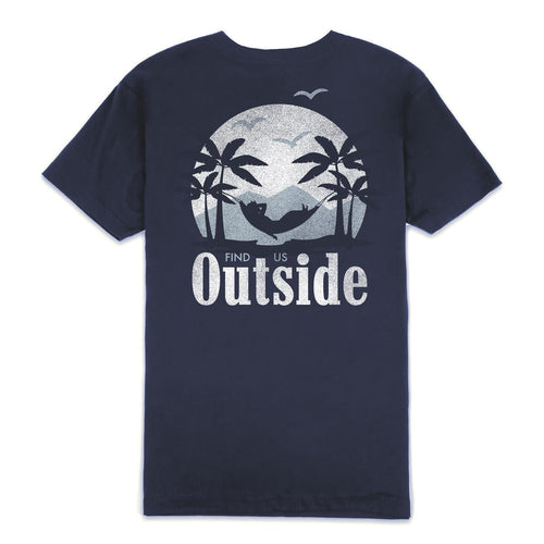 Outrnk Find Us Outside TEE (Navy)