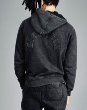 Load image into Gallery viewer, SI TU VEUX CORE 2.0 HOODIE (WASHED BLACK)