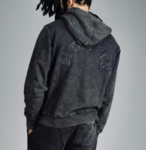 Load image into Gallery viewer, SI TU VEUX CORE 2.0 HOODIE (WASHED BLACK)